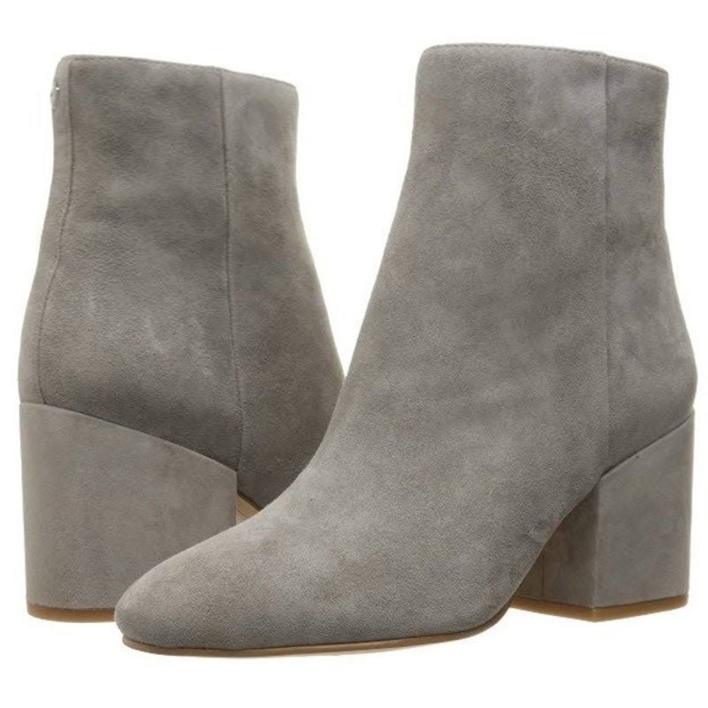 Sam Edelman Gray Suede Ankle Boots